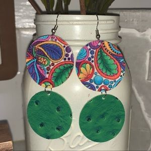 Round Dangle Earrings